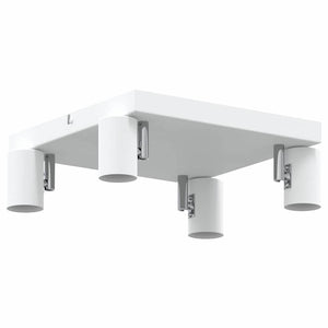 Faretto da soffitto Bianco 26.5 x 26 x 11.5 cm Acciaio 4108186