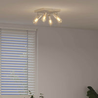 Faretto da soffitto Nickel spazzolato 26.5 x 26 x 11.5 cm 4108187