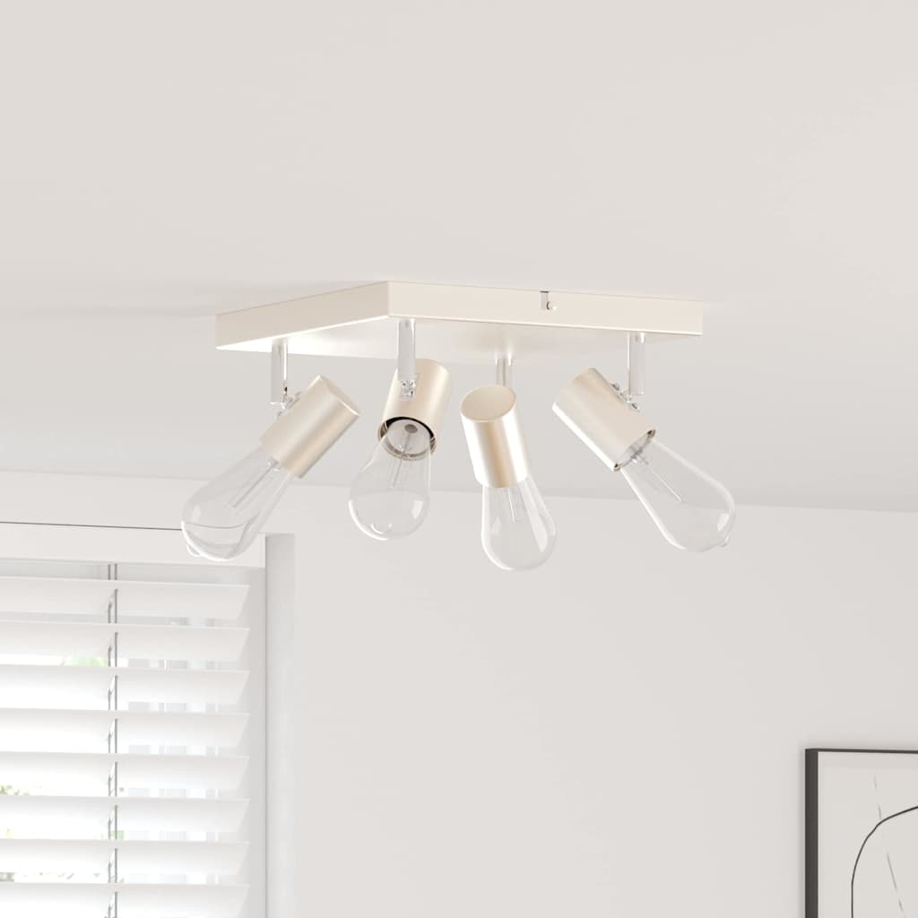 Faretto da soffitto Nickel spazzolato 26.5 x 26 x 11.5 cm 4108187