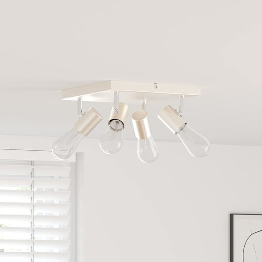 Faretto da soffitto Nickel spazzolato 26.5 x 26 x 11.5 cm 4108187