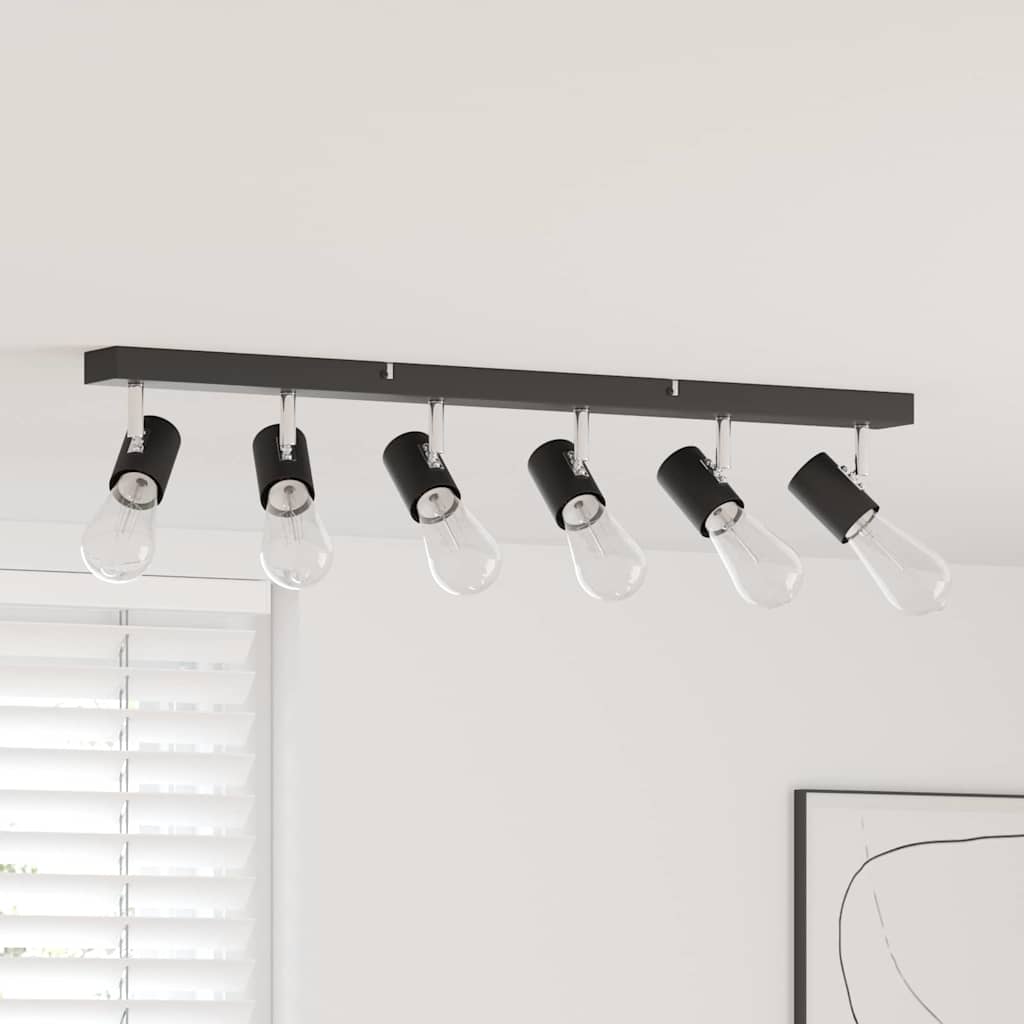 Faretto da soffitto Nero 73 x 6.5 x 11.5 cm Acciaio 4108188