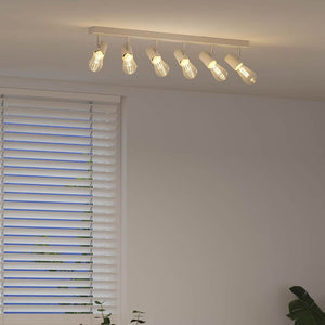 Faretto da soffitto Bianco 73 x 6.5 x 11.5 cm Acciaio 4108189