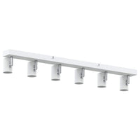 Faretto da soffitto Bianco 73 x 6.5 x 11.5 cm Acciaio 4108189
