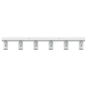 Faretto da soffitto Bianco 73 x 6.5 x 11.5 cm Acciaio 4108189