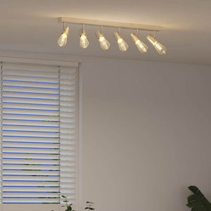 Faretto da soffitto Nickel spazzolato 73 x 6.5 x 11.5 cm 4108190