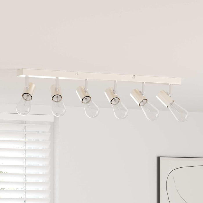 Faretto da soffitto Nickel spazzolato 73 x 6.5 x 11.5 cm 4108190