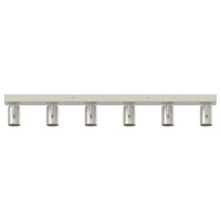 Faretto da soffitto Nickel spazzolato 73 x 6.5 x 11.5 cm 4108190