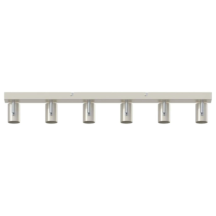 Faretto da soffitto Nickel spazzolato 73 x 6.5 x 11.5 cm 4108190