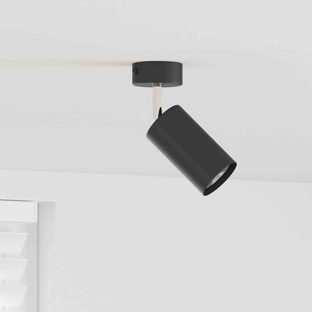 Faretto da soffitto Nero 6 x 6 x 16.5 cm Acciaio 4108191