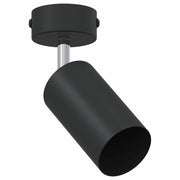 Moderno faretto orientabile da soffitto 6 x 6 x 16 cm per un'illuminazione precisa in metallo nero 02_0058299