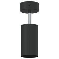 Faretto da soffitto Nero 6 x 6 x 16.5 cm Acciaio 4108191