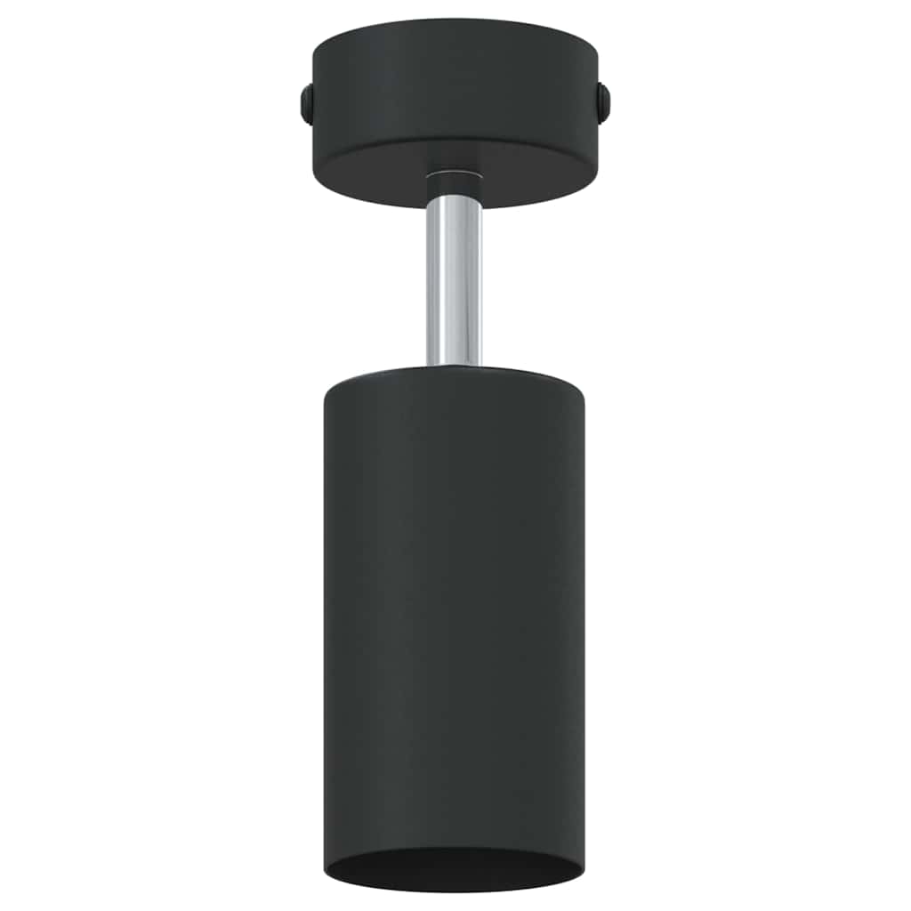 Moderno faretto orientabile da soffitto 6 x 6 x 16 cm per un'illuminazione precisa in metallo nero 02_0058299