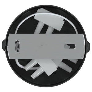 Faretto da soffitto Nero 6 x 6 x 16.5 cm Acciaio 4108191