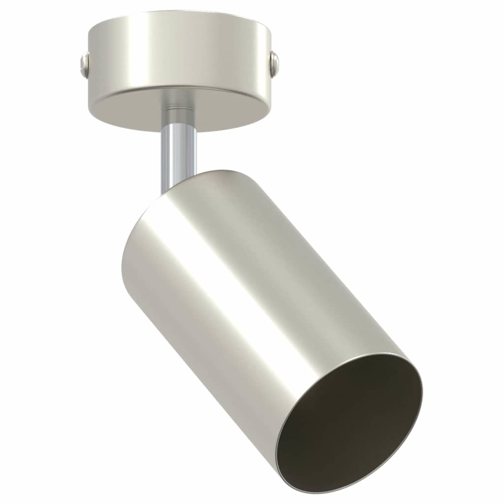 Faretto da soffitto Nickel spazzolato 6 x 6 x 16.5 cm Acciaio 4108193