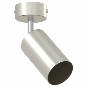 Faretto da soffitto Nickel spazzolato 6 x 6 x 16.5 cm Acciaio 4108193