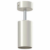 Faretto da soffitto Nickel spazzolato 6 x 6 x 16.5 cm Acciaio 4108193