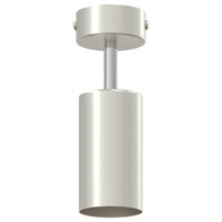 Faretto da soffitto Nickel spazzolato 6 x 6 x 16.5 cm Acciaio 4108193