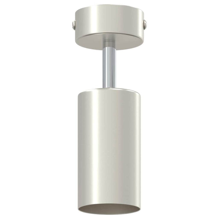Faretto da soffitto Nickel spazzolato 6 x 6 x 16.5 cm Acciaio 4108193