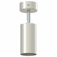 Faretto da soffitto Nickel spazzolato 6 x 6 x 16.5 cm Acciaio 4108193