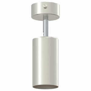 Faretto da soffitto Nickel spazzolato 6 x 6 x 16.5 cm Acciaio 4108193