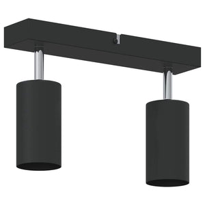 Faretto da soffitto Nero 26 x 5.5 x 16.5 cm Acciaio 4108194