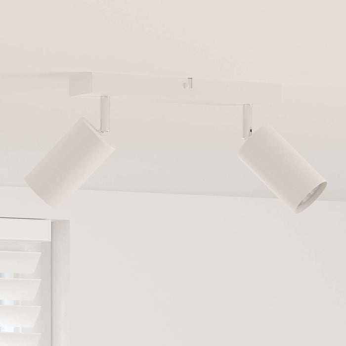 Faretto da soffitto Bianco 26 x 5.5 x 16.5 cm Acciaio 4108195