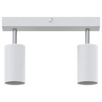 Faretto da soffitto Bianco 26 x 5.5 x 16.5 cm Acciaio 4108195