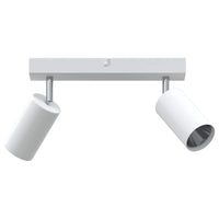 Faretto da soffitto Bianco 26 x 5.5 x 16.5 cm Acciaio 4108195