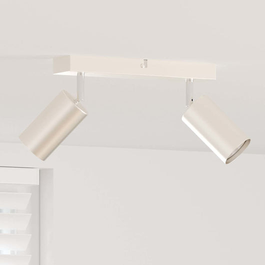 Faretto da soffitto Nichel spazzolato 26 x 5.5 x 16.5 cm 4108196
