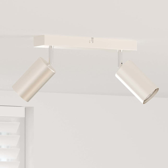 Faretto da soffitto Nichel spazzolato 26 x 5.5 x 16.5 cm 4108196