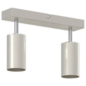 Faretto da soffitto Nichel spazzolato 26 x 5.5 x 16.5 cm 4108196