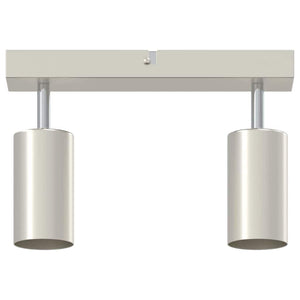 Faretto da soffitto Nichel spazzolato 26 x 5.5 x 16.5 cm 4108196