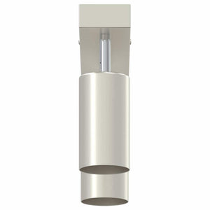 Faretto da soffitto Nichel spazzolato 26 x 5.5 x 16.5 cm 4108196