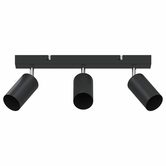 Faretto da soffitto Nero 38 x 5.5 x 16.5 cm Acciaio 4108197