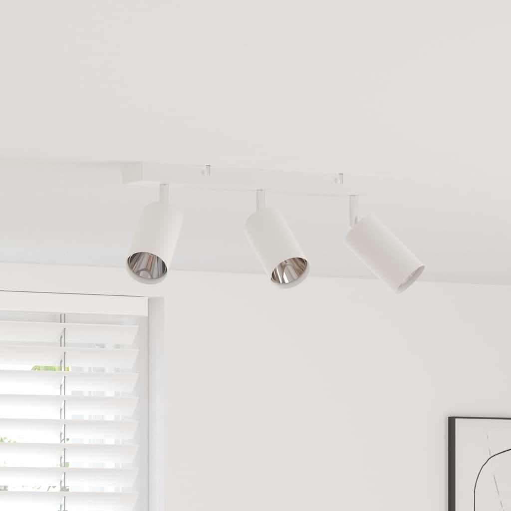 Faretto da soffitto Bianco 38 x 5.5 x 16.5 cm Acciaio 4108198