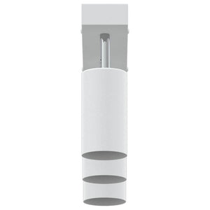 Faretto da soffitto Bianco 38 x 5.5 x 16.5 cm Acciaio 4108198