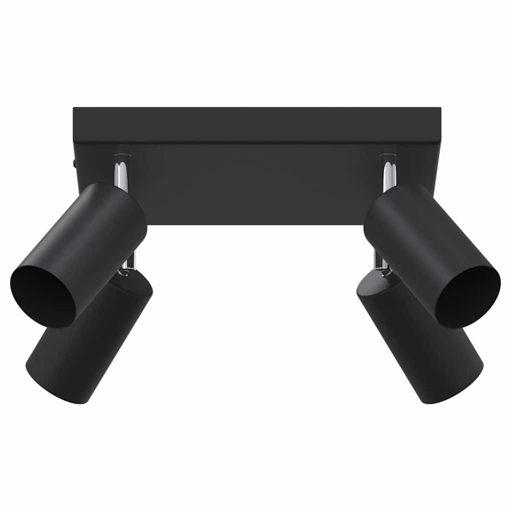 Faretto da soffitto Nero 26 x 26 x 16.5 cm Acciaio 4108200