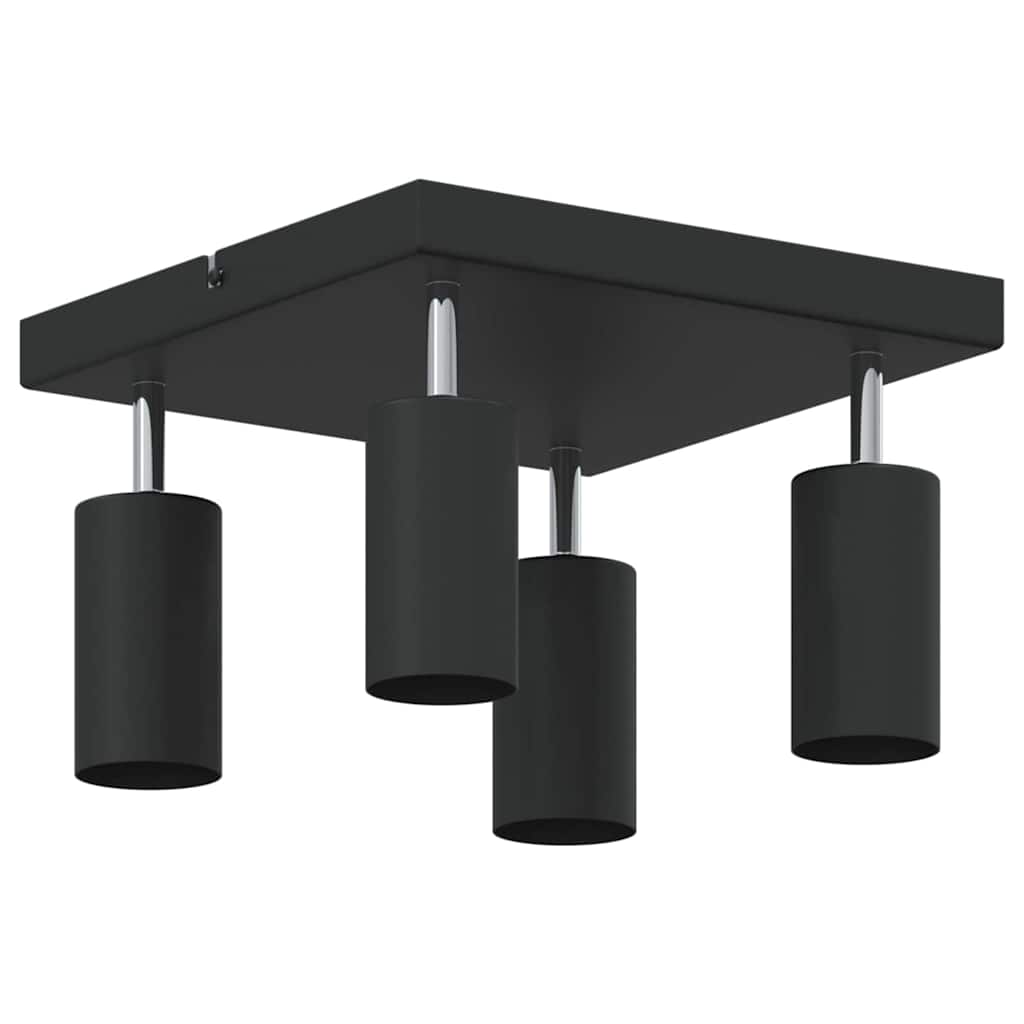 Faretto da soffitto Nero 26 x 26 x 16.5 cm Acciaio 4108200