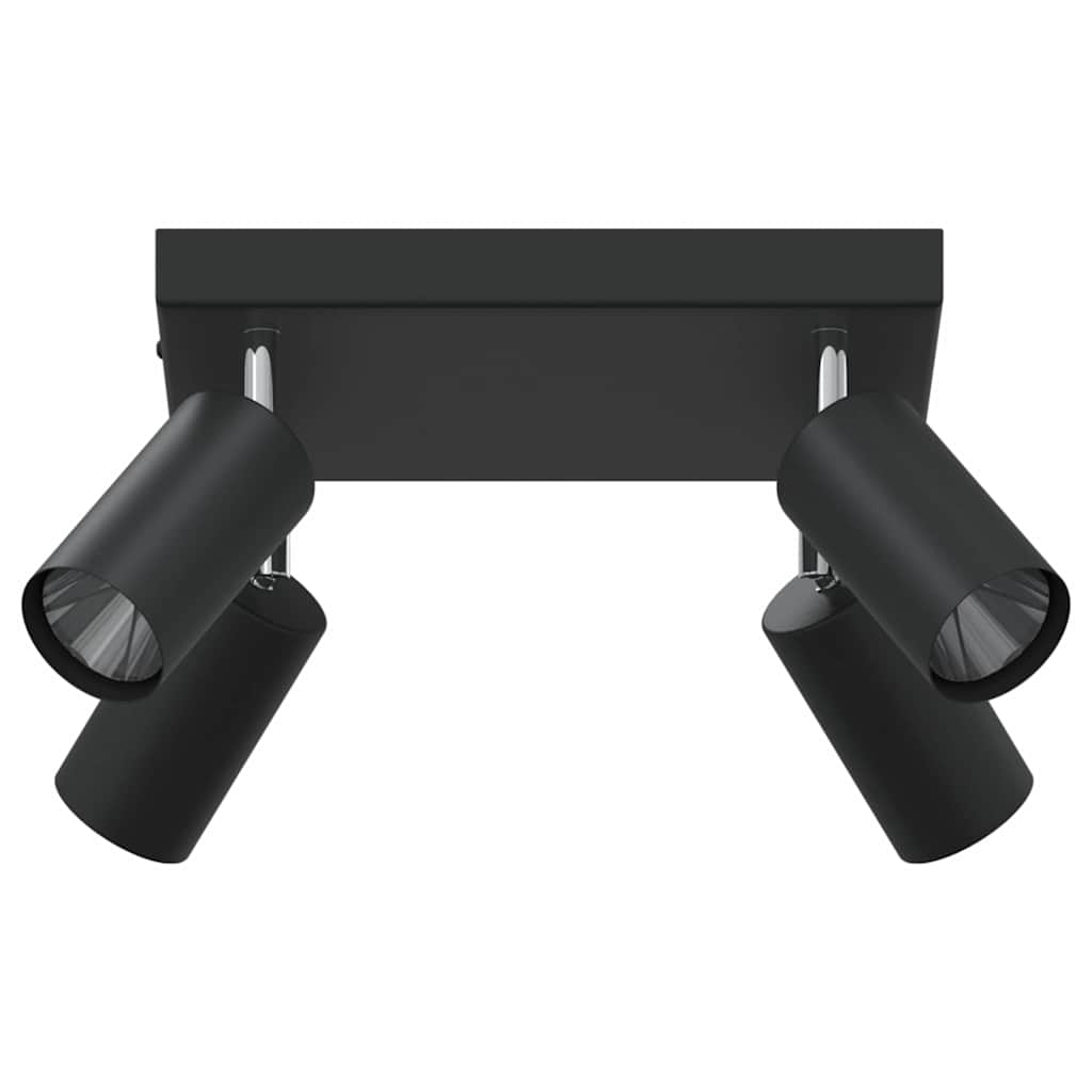 Faretto da soffitto Nero 26 x 26 x 16.5 cm Acciaio 4108200