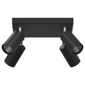 Faretto da soffitto Nero 26 x 26 x 16.5 cm Acciaio 4108200