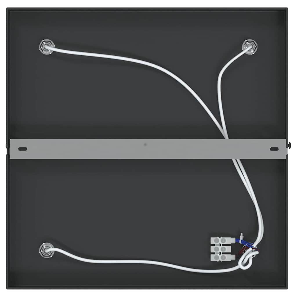 Faretto da soffitto Nero 26 x 26 x 16.5 cm Acciaio 4108200