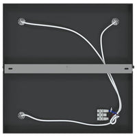 Faretto da soffitto Nero 26 x 26 x 16.5 cm Acciaio 4108200