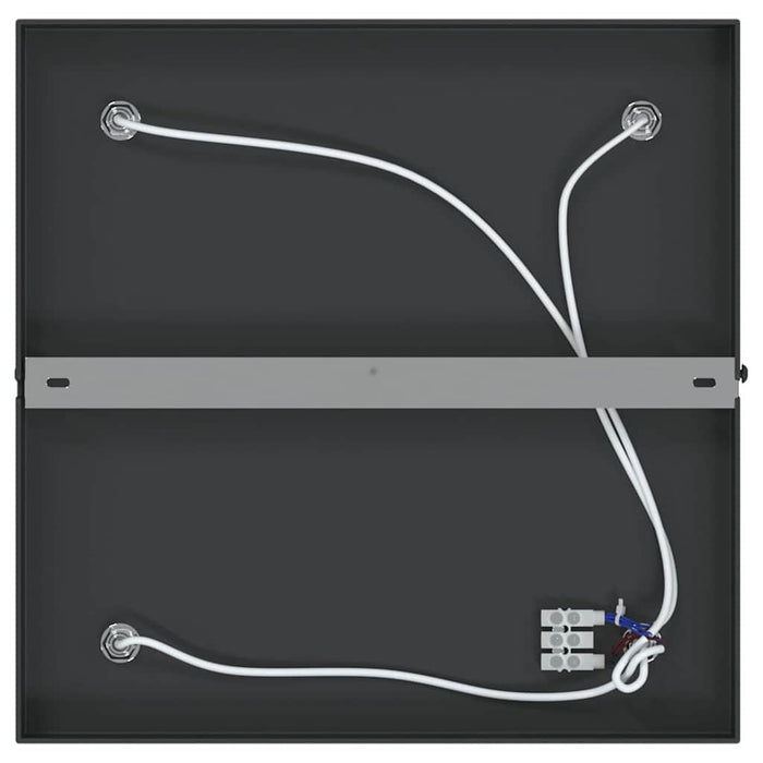 Faretto da soffitto Nero 26 x 26 x 16.5 cm Acciaio 4108200