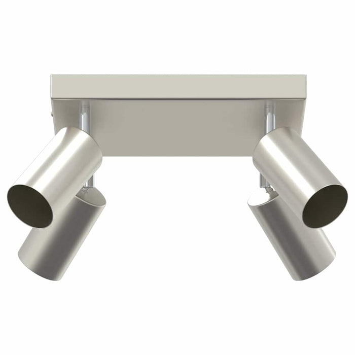 Faretto da soffitto Nickel spazzolato 26 x 26 x 16.5 cm Acciaio 4108202