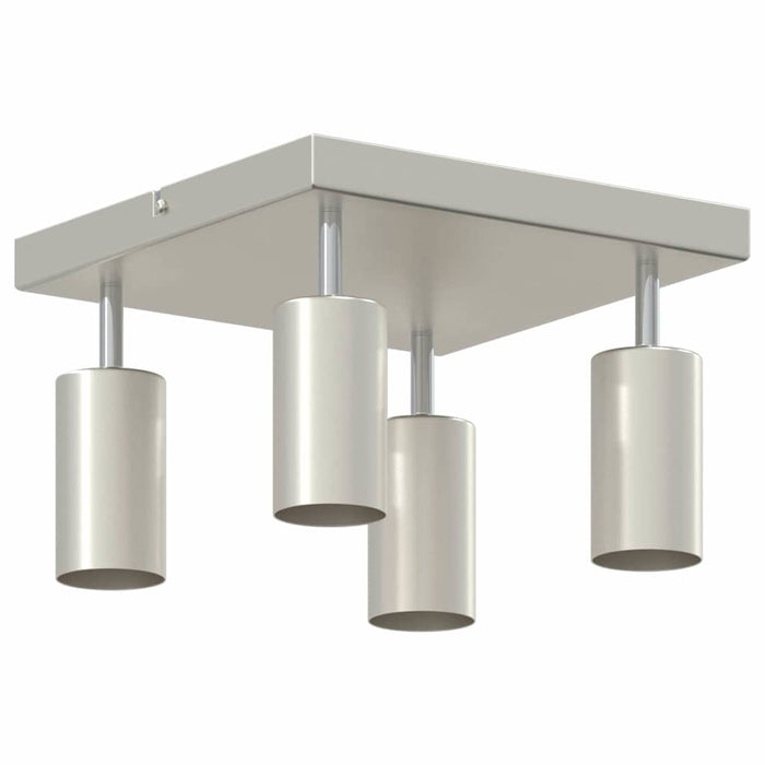 Faretto da soffitto Nickel spazzolato 26 x 26 x 16.5 cm Acciaio 4108202