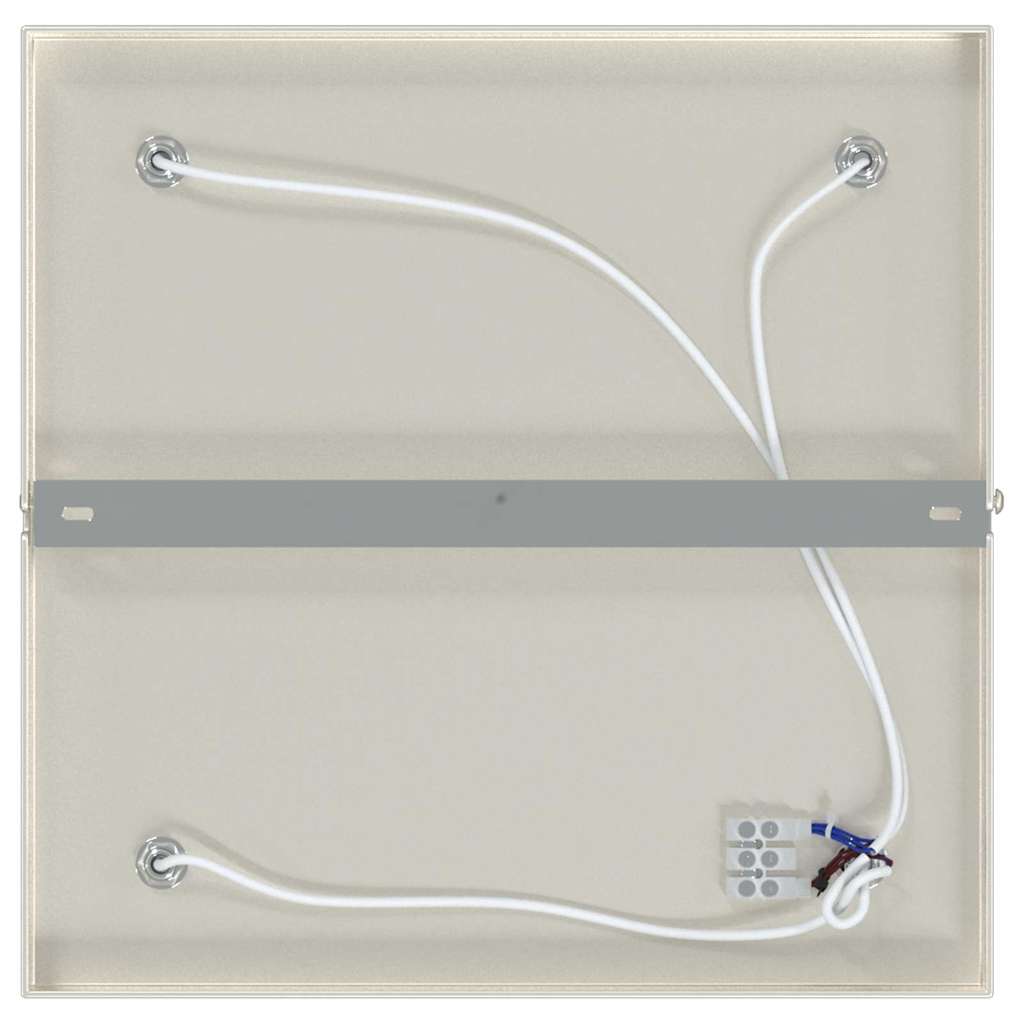 Faretto da soffitto Nickel spazzolato 26 x 26 x 16.5 cm Acciaio 4108202