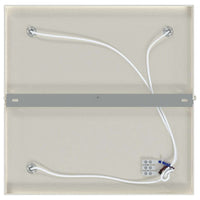 Faretto da soffitto Nickel spazzolato 26 x 26 x 16.5 cm Acciaio 4108202