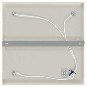 Faretto da soffitto Nickel spazzolato 26 x 26 x 16.5 cm Acciaio 4108202