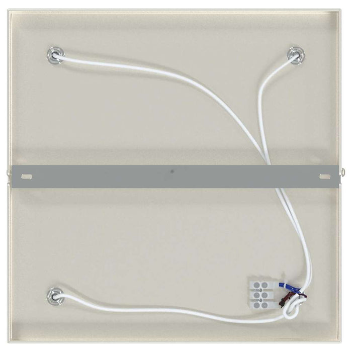 Faretto da soffitto Nickel spazzolato 26 x 26 x 16.5 cm Acciaio 4108202