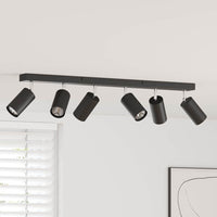 Faretto da soffitto Nero 73 x 5.5 x 16.5 cm Acciaio 4108203